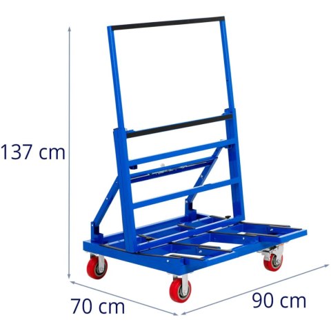 Wózek transportowy magazynowy do przewozu płyt do 600 kg Wózek transportowy magazynowy do przewozu płyt do 600 kg
