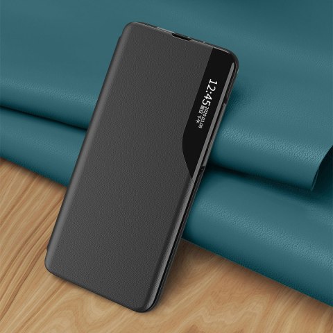 Etui pokrowiec do Samsung S24+ z klapką i podstawką Eco Leather View Case czarne Etui pokrowiec do Samsung S24+ z klapką i podstawką Eco Leather View Case czarne