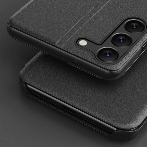 Etui pokrowiec do Samsung S24+ z klapką i podstawką Eco Leather View Case czarne Etui pokrowiec do Samsung S24+ z klapką i podstawką Eco Leather View Case czarne