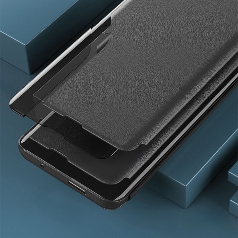 Etui pokrowiec do Samsung S24+ z klapką i podstawką Eco Leather View Case czarne Etui pokrowiec do Samsung S24+ z klapką i podstawką Eco Leather View Case czarne