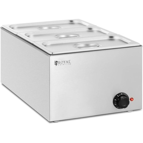 Bemar podgrzewacz elektryczny 3 x GN 1/3 640 W Bemar podgrzewacz elektryczny 3 x GN 1/3 640 W