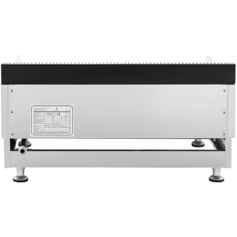 Grill gazowy podwójny gładki ryflowany nierdzewny na gaz ziemny 2x 3.1 kW 0.02 bar 60 x 40 cm Grill gazowy podwójny gładki ryflowany nierdzewny na gaz ziemny 2x 3.1 kW 0.02 bar 60 x 40 cm