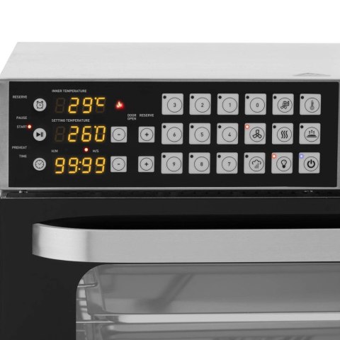 Piec piekarnik konwekcyjny z funkcją pary grilla garowania i suszenia do 260C 230V 2800W Piec piekarnik konwekcyjny z funkcją pary grilla garowania i suszenia do 260C 230V 2800W