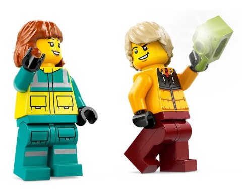 60403 - LEGO City - Karetka i snowboardzista 60403 - LEGO City - Karetka i snowboardzista