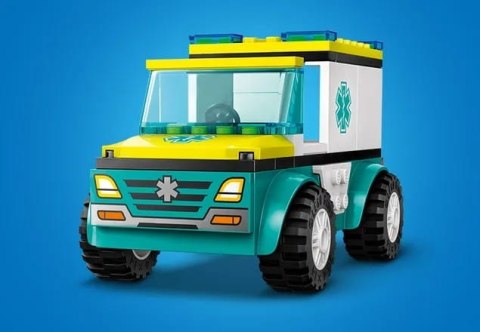 60403 - LEGO City - Karetka i snowboardzista 60403 - LEGO City - Karetka i snowboardzista