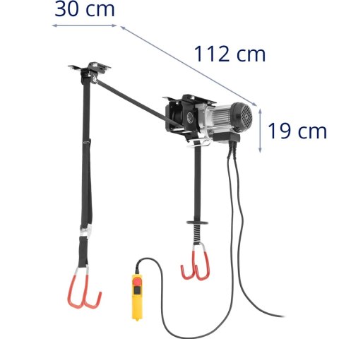 Podnośnik rowerowy elektryczny z pilotem do 100 kg 3 m Podnośnik rowerowy elektryczny z pilotem do 100 kg 3 m