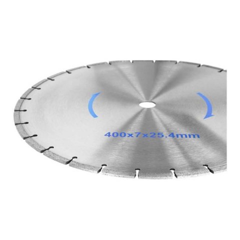 Tarcza do piły tarczowej do cięcia kamienia z diamentowym ostrzem śr. 400/25.4mm Tarcza do piły tarczowej do cięcia kamienia z diamentowym ostrzem śr. 400/25.4mm