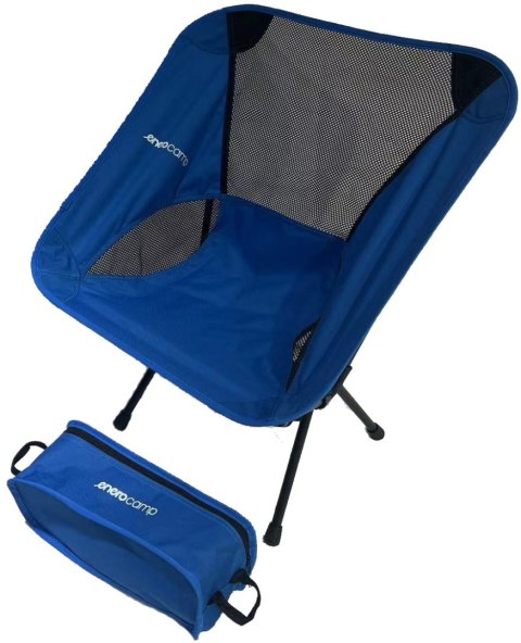FOTEL TURYSTYCZNO PLAŻOWY NIEBIESKI 58 X 52 X 64 CM FOTEL TURYSTYCZNO PLAŻOWY NIEBIESKI 58 X 52 X 64 CM