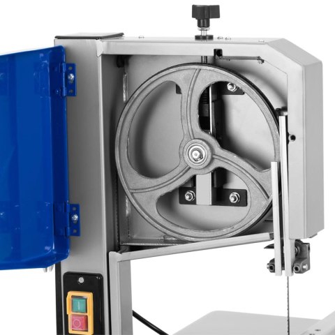 Piła taśmowa pionowa do drewna z przechylnym stołem 250 W Piła taśmowa pionowa do drewna z przechylnym stołem 250 W