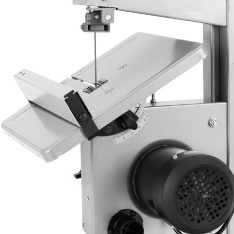 Piła taśmowa pionowa do drewna z przechylnym stołem 250 W Piła taśmowa pionowa do drewna z przechylnym stołem 250 W