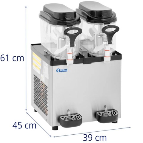 Granitor maszyna do napojów slush sorbetów podwójna LED 2 x 6 l 500 W Granitor maszyna do napojów slush sorbetów podwójna LED 2 x 6 l 500 W