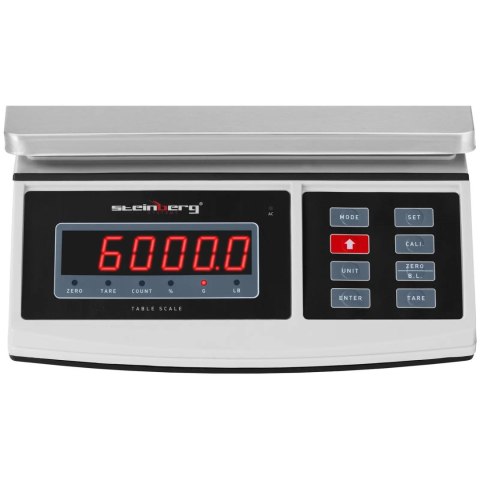 Waga pocztowa paczkowa LED 21 x 27 cm 6000 g / 0.2 g Waga pocztowa paczkowa LED 21 x 27 cm 6000 g / 0.2 g