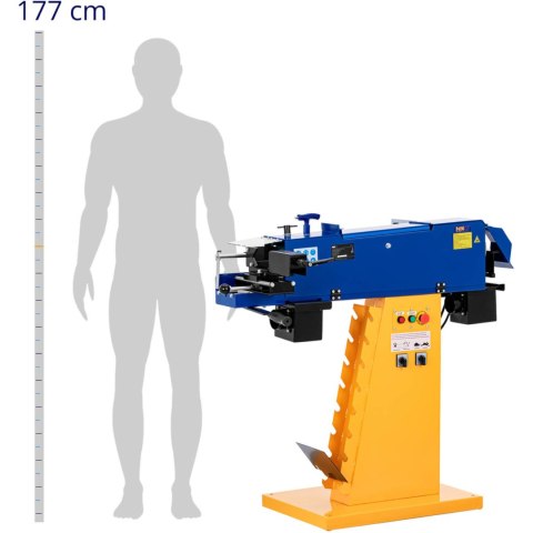 Szlifierka taśmowa z wykrawarką do rur 150 x 2000 mm 3300 W Szlifierka taśmowa z wykrawarką do rur 150 x 2000 mm 3300 W