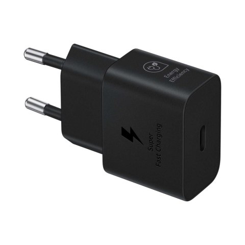 Ładowarka sieciowa Samsung GaN USB-C 25W SFC czarna Ładowarka sieciowa Samsung GaN USB-C 25W SFC czarna