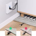 Płaski kabel sieciowy patchcord LAN RJ45 Ethernet Cat. 6 8m czarny