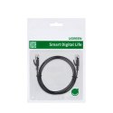 Płaski kabel sieciowy patchcord LAN RJ45 Ethernet Cat. 6 8m czarny