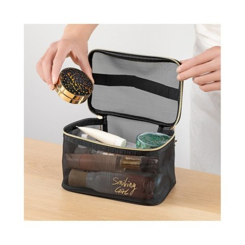 Kosmetyczka organizer na kosmetyki SMILING GIRL 22x15x12cm KS108 Kosmetyczka organizer na kosmetyki SMILING GIRL 22x15x12cm KS108