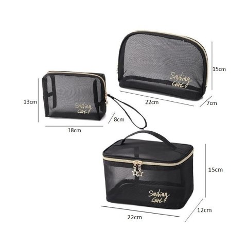Kosmetyczka organizer na kosmetyki SMILING GIRL 22x15x7cm KS110 Kosmetyczka organizer na kosmetyki SMILING GIRL 22x15x7cm KS110
