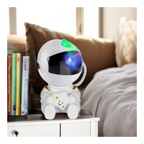 Projektor Gwiazd Nieba LED Astronauta z gwiazdką Lampka Nocna na pilot, LAMP44 Projektor Gwiazd Nieba LED Astronauta z gwiazdką Lampka Nocna na pilot, LAMP44