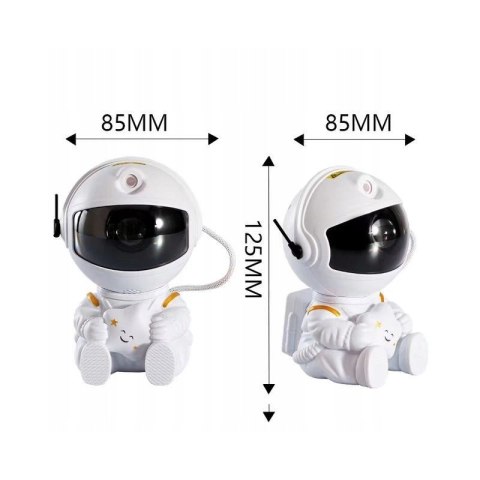 Projektor Gwiazd Nieba LED Astronauta z gwiazdką Lampka Nocna na pilot, LAMP44 Projektor Gwiazd Nieba LED Astronauta z gwiazdką Lampka Nocna na pilot, LAMP44