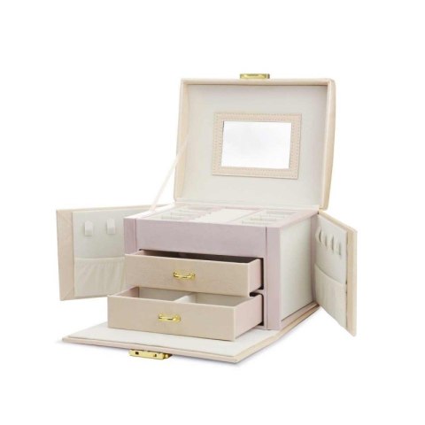 Szkatułka na biżuterię kuferek etui organizer pudełko PD102R Szkatułka na biżuterię kuferek etui organizer pudełko PD102R