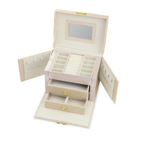 Szkatułka na biżuterię kuferek etui organizer pudełko PD102R Szkatułka na biżuterię kuferek etui organizer pudełko PD102R