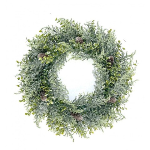Wianek ozdobny na drzwi, stroik, sztuczna choina jak żywa - średnica 38 cm WSN24 Wianek ozdobny na drzwi, stroik, sztuczna choina jak żywa - średnica 38 cm WSN24