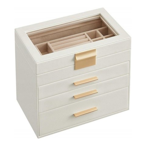 Ekskluzywna Szkatułka na biżuterię kuferek etui organizer złote uchwyty PD161 Ekskluzywna Szkatułka na biżuterię kuferek etui organizer złote uchwyty PD161