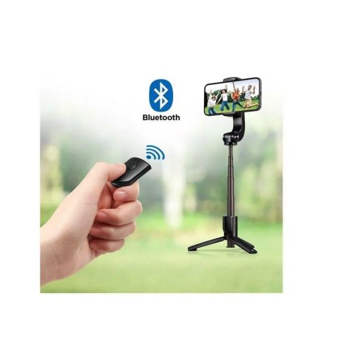 Gimbal selfie stick i podstawka do telefonu Spigen S610W Bluetooth czarny Gimbal selfie stick i podstawka do telefonu Spigen S610W Bluetooth czarny