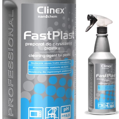 Preparat do czyszczenia plastiku RTV AGD mebli antystatyczny CLINEX FastPlast 1L Preparat do czyszczenia plastiku RTV AGD mebli antystatyczny CLINEX FastPlast 1L