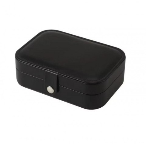Szkatułka na biżuterię, etui, organizer, pudełko czarne PD160CZ Szkatułka na biżuterię, etui, organizer, pudełko czarne PD160CZ