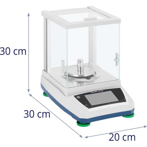 Waga laboratoryjna analityczna ze szklaną osłoną panelem dotykowym LCD 300 g / 0.001 g Waga laboratoryjna analityczna ze szklaną osłoną panelem dotykowym LCD 300 g / 0.001 g