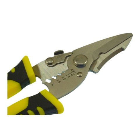 SZCZYPCE DO ZDEJMOWANIA IZOLACJI 1,5-8,4mm2 I CIĘCIA z dodatkowym ostrzem bocznym SZCZYPCE DO ZDEJMOWANIA IZOLACJI 1,5-8,4mm2 I CIĘCIA z dodatkowym ostrzem bocznym