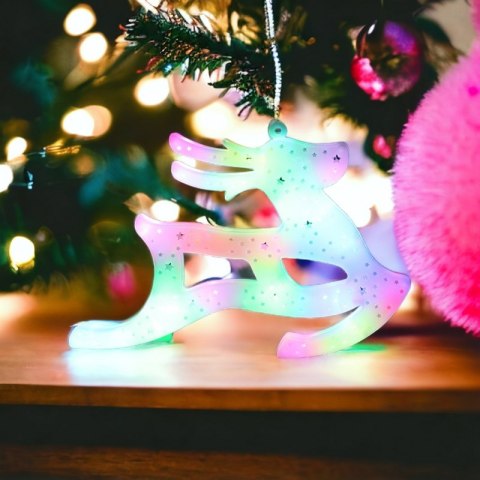 Wisząca ozdoba XXL Renifer Multikolor lampki LED LAMP21MULTI Wisząca ozdoba XXL Renifer Multikolor lampki LED LAMP21MULTI