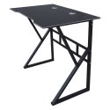 Biurko komputerowe czarne, gamingowe 100 x 60 cm STL20CZ