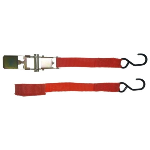 TAŚMA MOCUJĄCA BAGAŻ Z HAKAMI I Z NAPINACZEM 5m x 25mm 250kg TAŚMA MOCUJĄCA BAGAŻ Z HAKAMI I Z NAPINACZEM 5m x 25mm 250kg