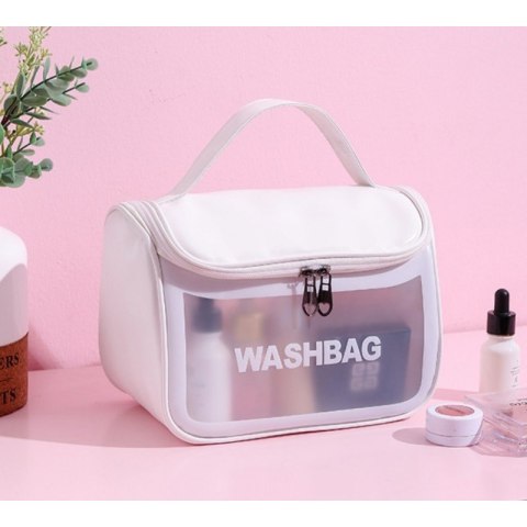 Kosmetyczka rozkładana WASHBAG kuferek biały KS46B Kosmetyczka rozkładana WASHBAG kuferek biały KS46B