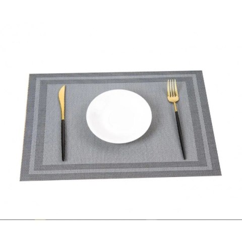 Wodoodporna podkładka na stół 30x45 cm prostokątna szara MP34S Wodoodporna podkładka na stół 30x45 cm prostokątna szara MP34S