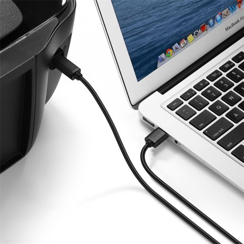 Kabel przewód do drukarki USB - USB Typ B 3m czarny Kabel przewód do drukarki USB - USB Typ B 3m czarny
