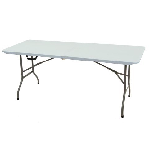 STÓŁ CATERINGOWY BANKIETOWY SKŁADANY W WALIZKĘ 180X70CM MAX.100KG biały STÓŁ CATERINGOWY BANKIETOWY SKŁADANY W WALIZKĘ 180X70CM MAX.100KG biały