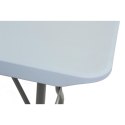 STÓŁ CATERINGOWY BANKIETOWY SKŁADANY W WALIZKĘ 180X70CM MAX.100KG biały