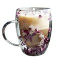 Szklanka termiczna z kwiatami w środku 300ml 1szt SZK100