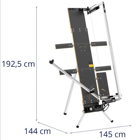 Maszyna przecinarka do styropianu ze stojakiem i wspornikiem dł. 1300 mm gł. 330 mm 200 W Maszyna przecinarka do styropianu ze stojakiem i wspornikiem dł. 1300 mm gł. 330 mm 200 W