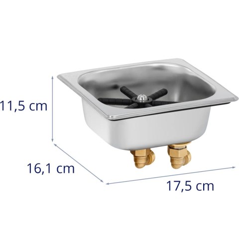 Myjka płuczka barowa ze zlewem do szklanek 20-110 mm STAL Myjka płuczka barowa ze zlewem do szklanek 20-110 mm STAL