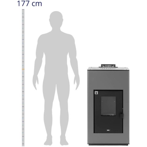 Piec piecyk kominek na pellet z płaszczem wodnym do 380 m3 20000 W Piec piecyk kominek na pellet z płaszczem wodnym do 380 m3 20000 W