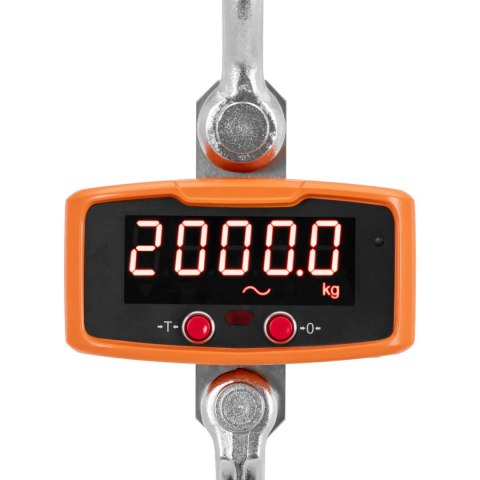 Waga hakowa podwieszana magazynowa z pilotem LED 2000 kg / 1 kg Waga hakowa podwieszana magazynowa z pilotem LED 2000 kg / 1 kg