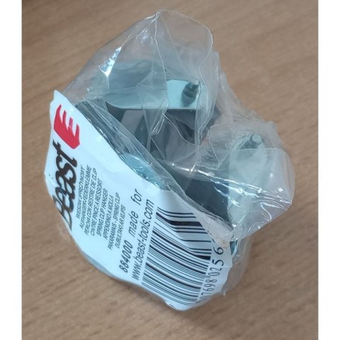 Wieszak sprężynowy uchwyt na narzedzia miotły mop szary 50x48x40mm Wieszak sprężynowy uchwyt na narzedzia miotły mop szary 50x48x40mm