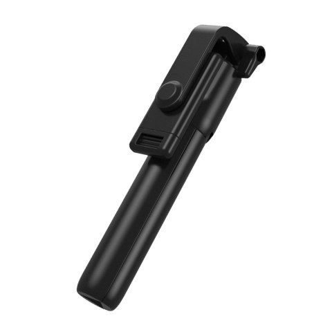 Selfie stick teleskopowy z pilotem stojak tripod na telefon 0.7m - czarny Selfie stick teleskopowy z pilotem stojak tripod na telefon 0.7m - czarny