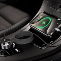 Kabel przewód USB-C 100W PD z organizerem magnetycznym 1.2m - czarny