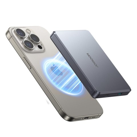 Powerbank Pro 10000mAh ultracienki magnetyczny PD 20W USB-C Lightning - szary Powerbank Pro 10000mAh ultracienki magnetyczny PD 20W USB-C Lightning - szary
